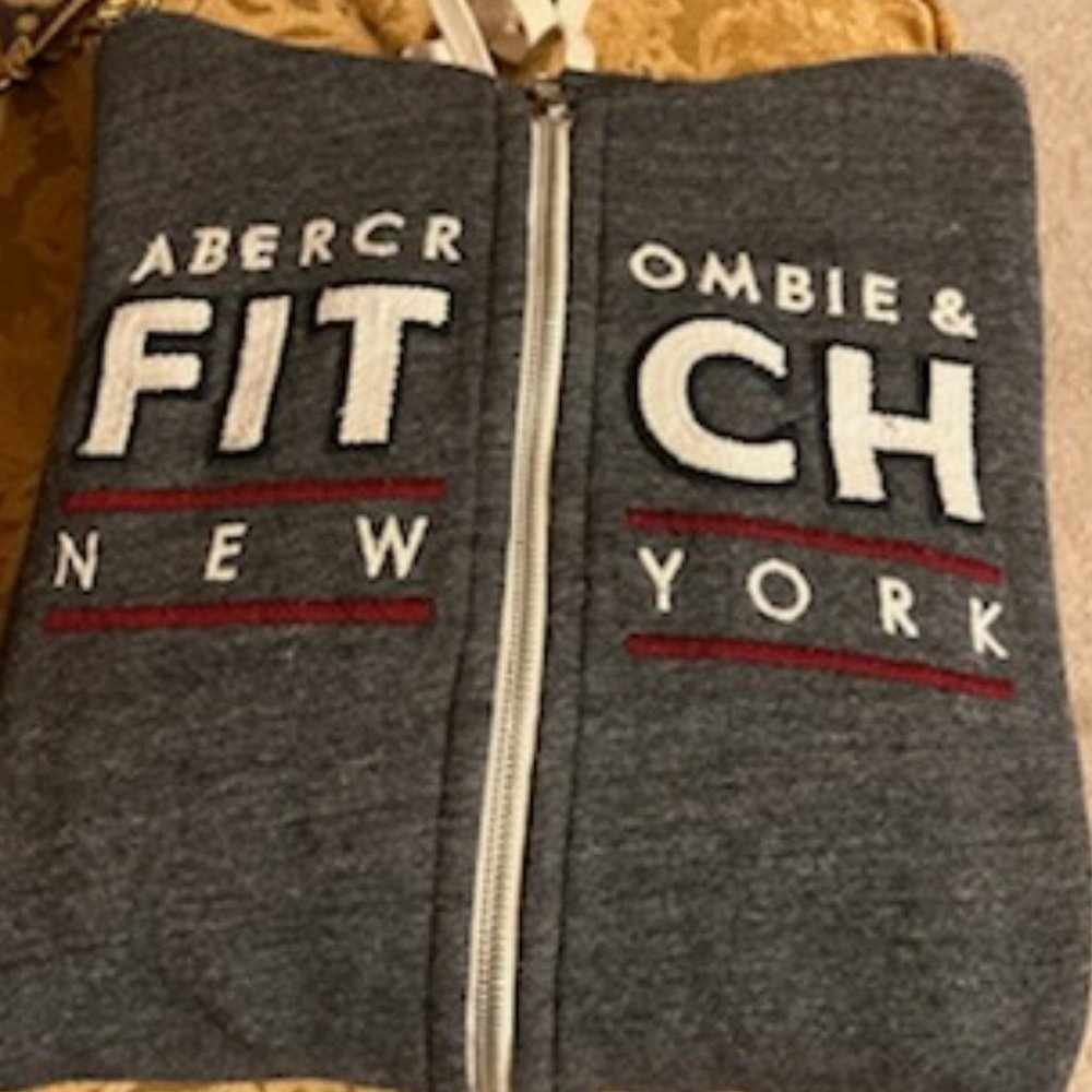 Abercrombie Men's Muscle fit Full Zip Hoodie -M - Picture 2 of 16